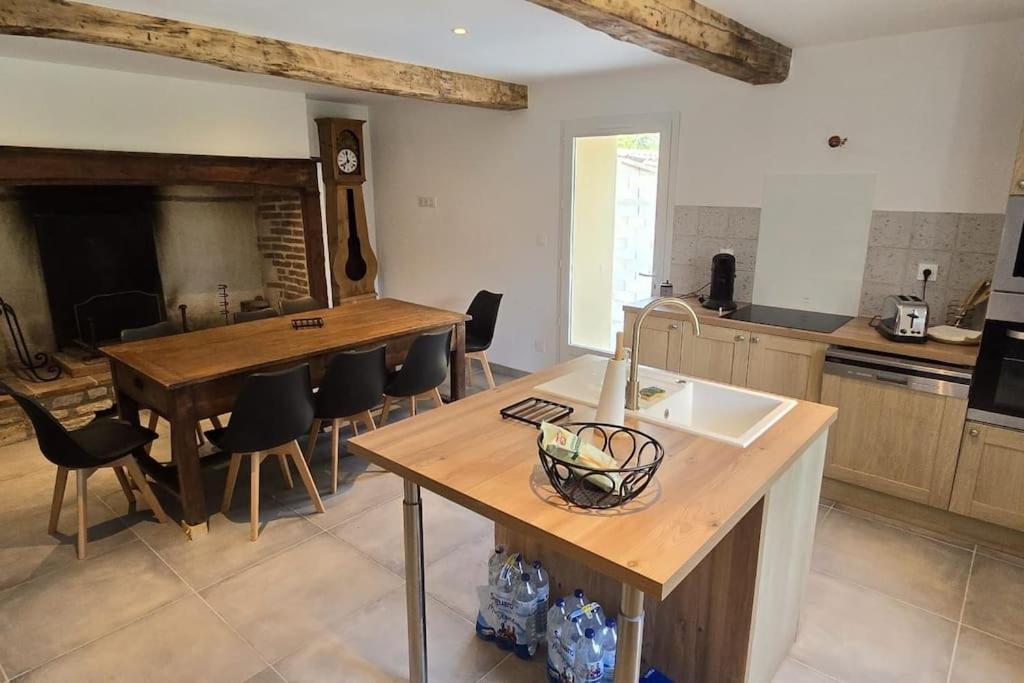 Aux Deux Marronniers Cathares Villa Castelnau-de-Levis ภายนอก รูปภาพ